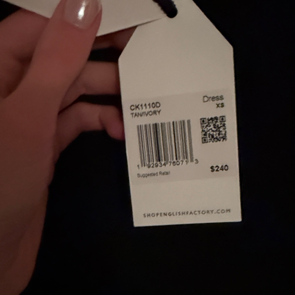 Black and White Striped Tiered Dress - Picture 3 of 3